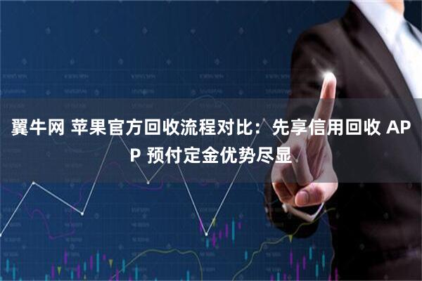 翼牛网 苹果官方回收流程对比:先享信用回收 APP 预付定金优势尽显