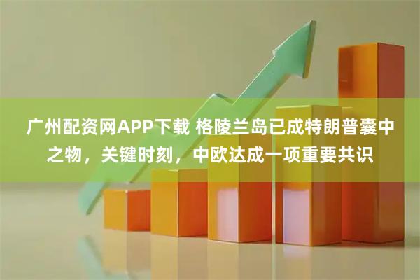 广州配资网APP下载 格陵兰岛已成特朗普囊中之物，关键时刻，中欧达成一项重要共识